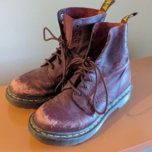 Women's Dr. Martens cherry red size 7